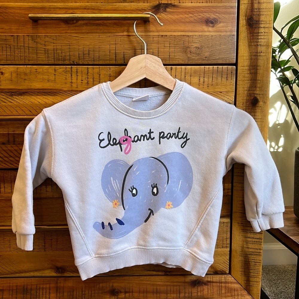 Zara Baby Girl 🐘 sweatshirt